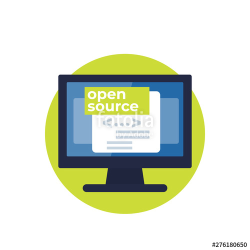 Open Source Code Vector Flat Icon Stock Image And Royalty Free 500x500 Open Source Code Vector Flat Icon Stock Image And Royalty Free