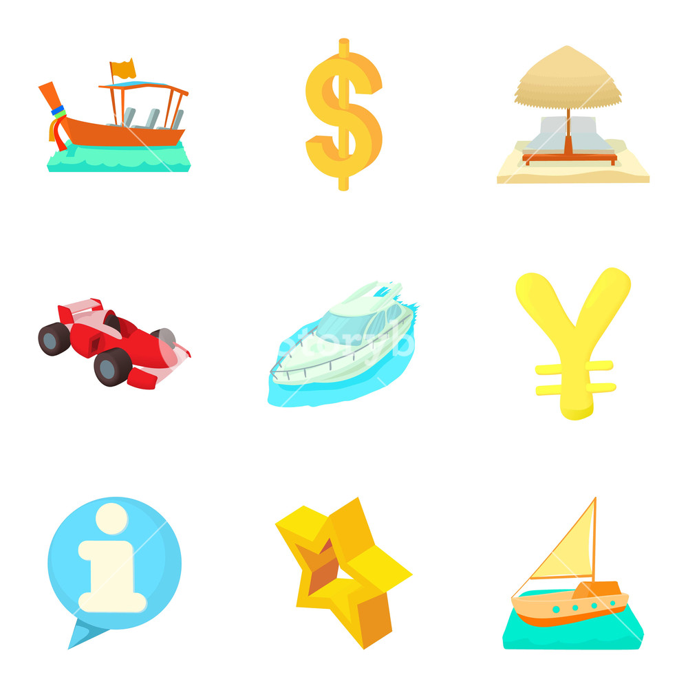 1000x1000 Monetary Opportunity Icons Set Cartoon Set Of Monetary