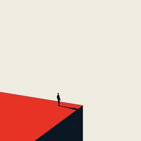 450x450 Business Vision And Opportunity Vector Concept In Minimalist Art