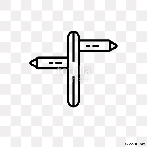 500x500 Opposite Directions Icon On Transparent Background Modern Icons