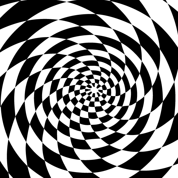 600x600 Optical Illusion Background Vector Illustrator