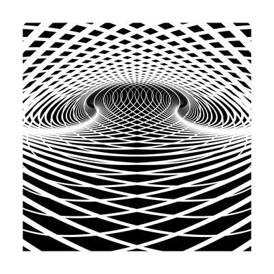 400x400 Optical Illusion Vector Background Op Art Art Print