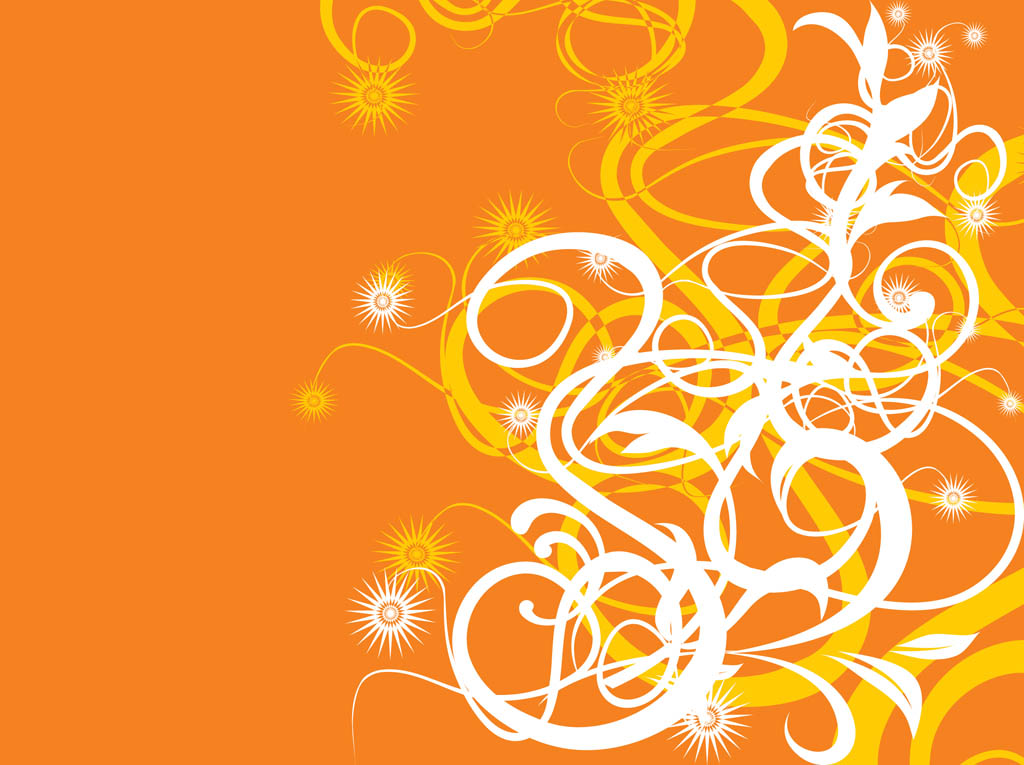 1024x765 Orange Background Design Vector Art Graphics