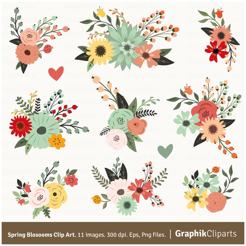 Spring Blossom Vector Flowers Fiesta Flowers Hand Drawn Etsy 794x794 Spring Blossom Vector Flowers Fiesta Flowers Hand Drawn Etsy