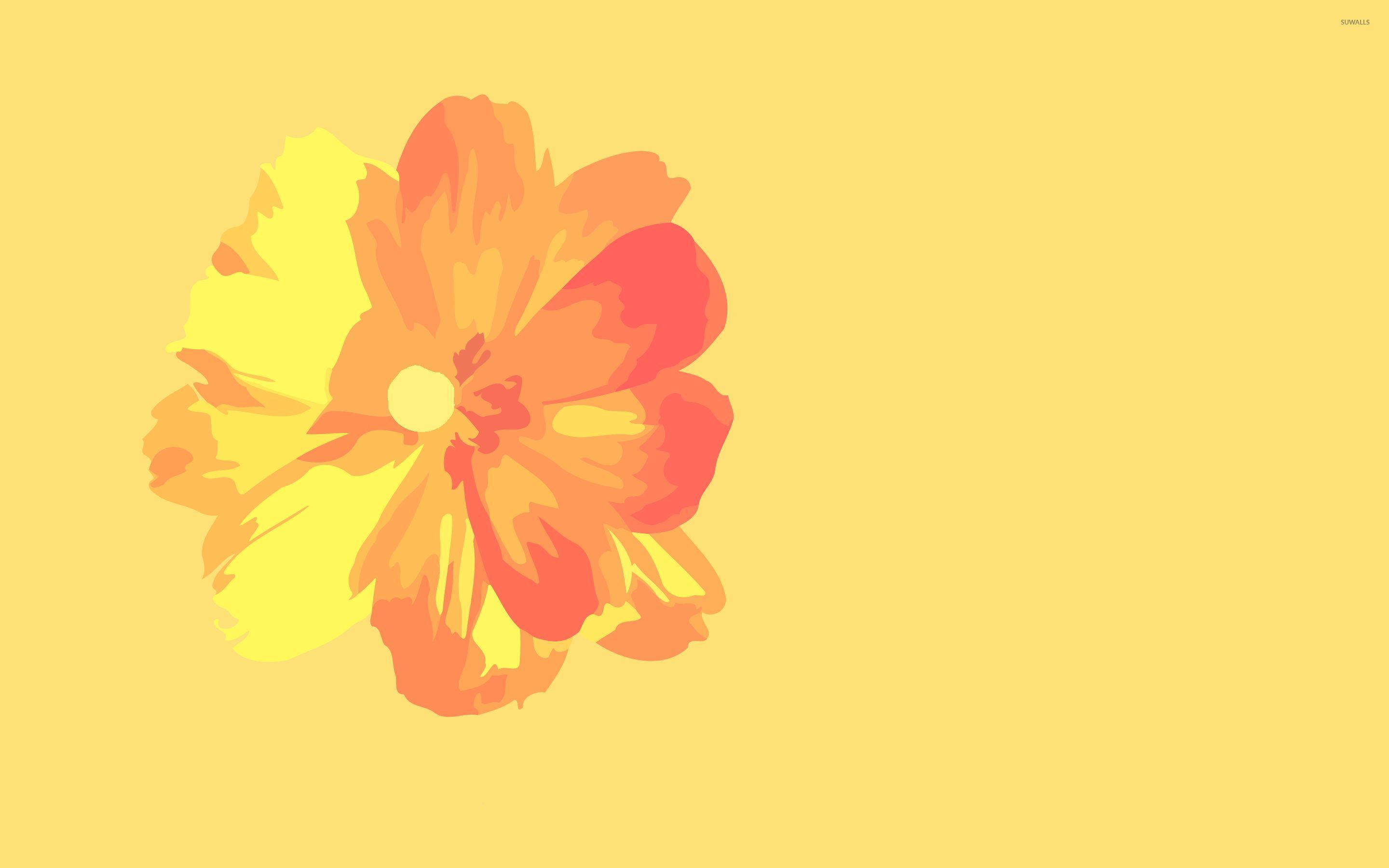 Yellow And Orange Flower Wallpaper 2880x1800 Yellow And Orange Flower Wallpaper