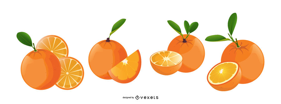 Oranges Fruits Illustrated Icons 900x335 Oranges Fruits Illustrated Icons