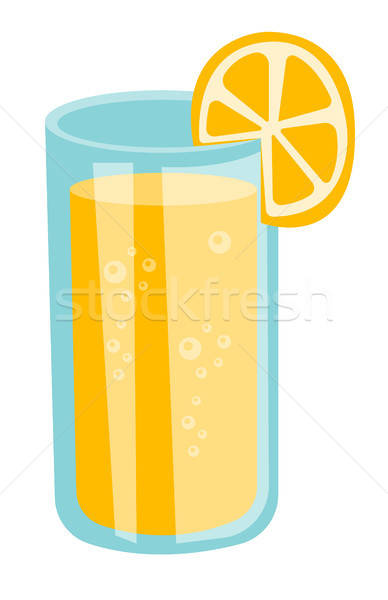 Glass Of Orange Juice Vector Cartoon Illustration Vector 388x600 Glass Of Orange Juice Vector Cartoon Illustration Vector