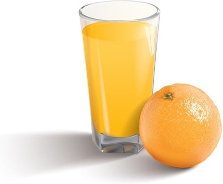 Orange Juice Vector Free Vector Download 445x368 Orange Juice Vector Free Vector Download