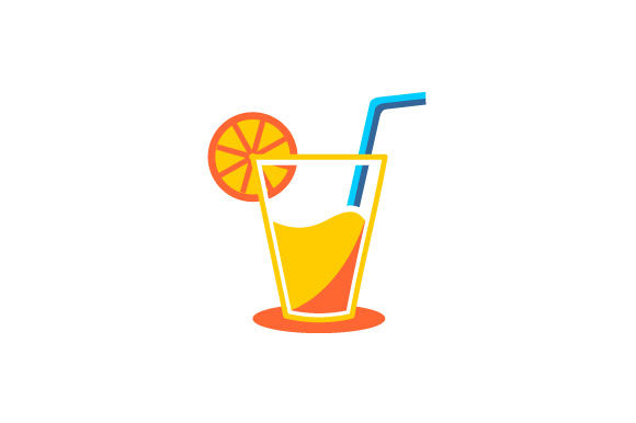 Orange Juice Vector Illustration Graphic 580x386 Orange Juice Vector Illustration Graphic