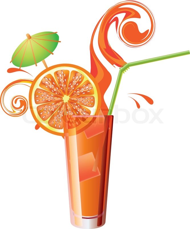 Vector Glass Of Orange Juice Stock Vector Colourbox 666x800 Vector Glass Of Orange Juice Stock Vector Colourbox