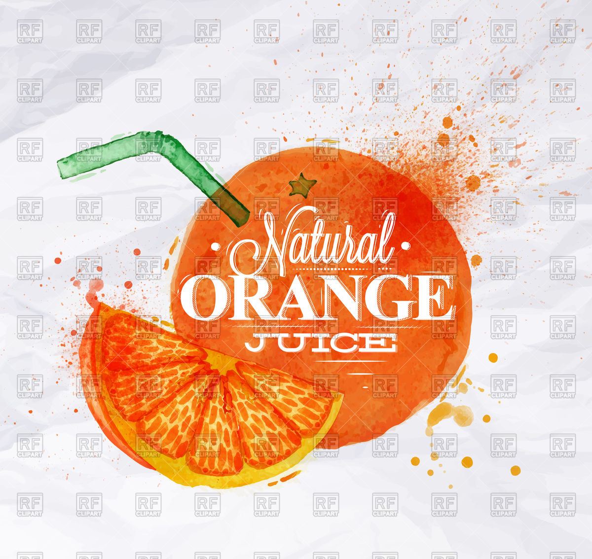 Watercolor Orange With Stick And Lettering 1200x1134 Watercolor Orange With Stick And Lettering