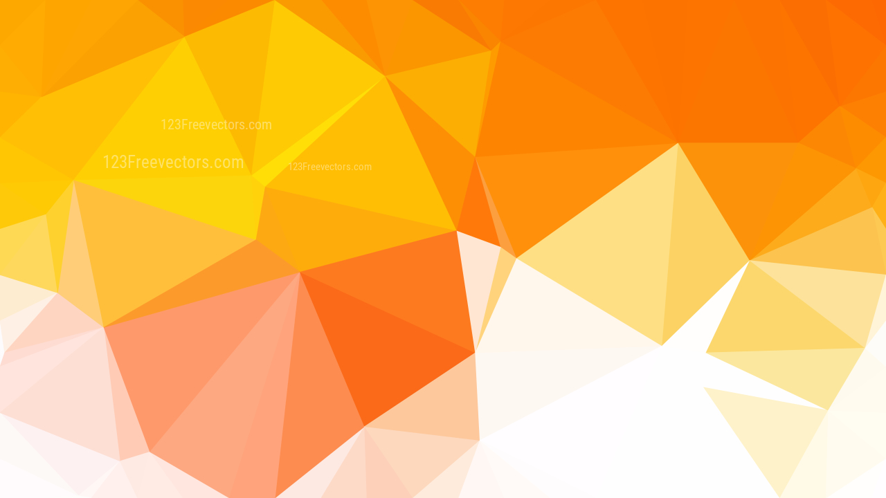 Abstract Orange And White Polygon Background Design Vector Graphic 1280x720 Abstract Orange And White Polygon Background Design Vector Graphic
