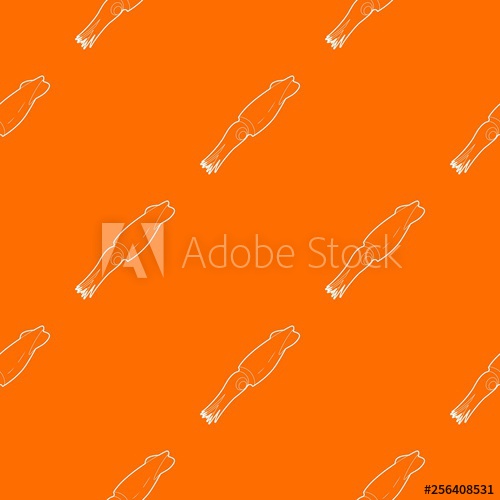 Squid Pattern Vector Orange For Any Web Design Best 500x500 Squid Pattern Vector Orange For Any Web Design Best