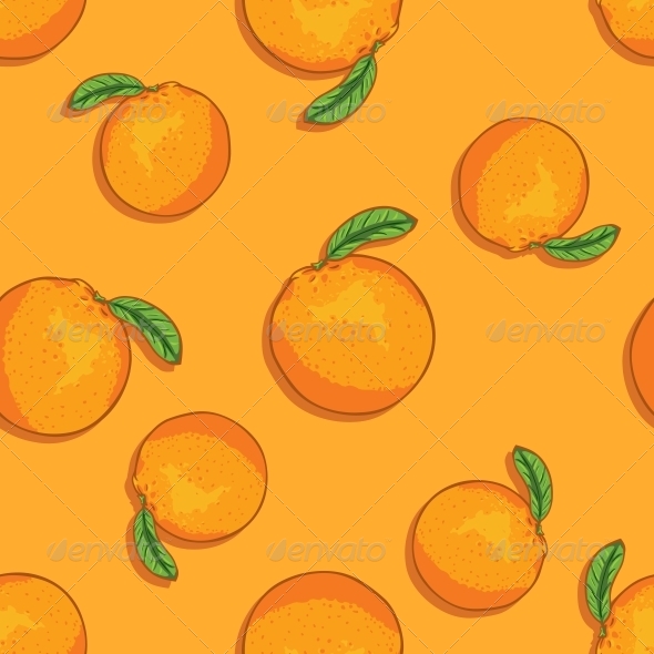 Vector Seamless Pattern Of Orange 590x590 Vector Seamless Pattern Of Orange