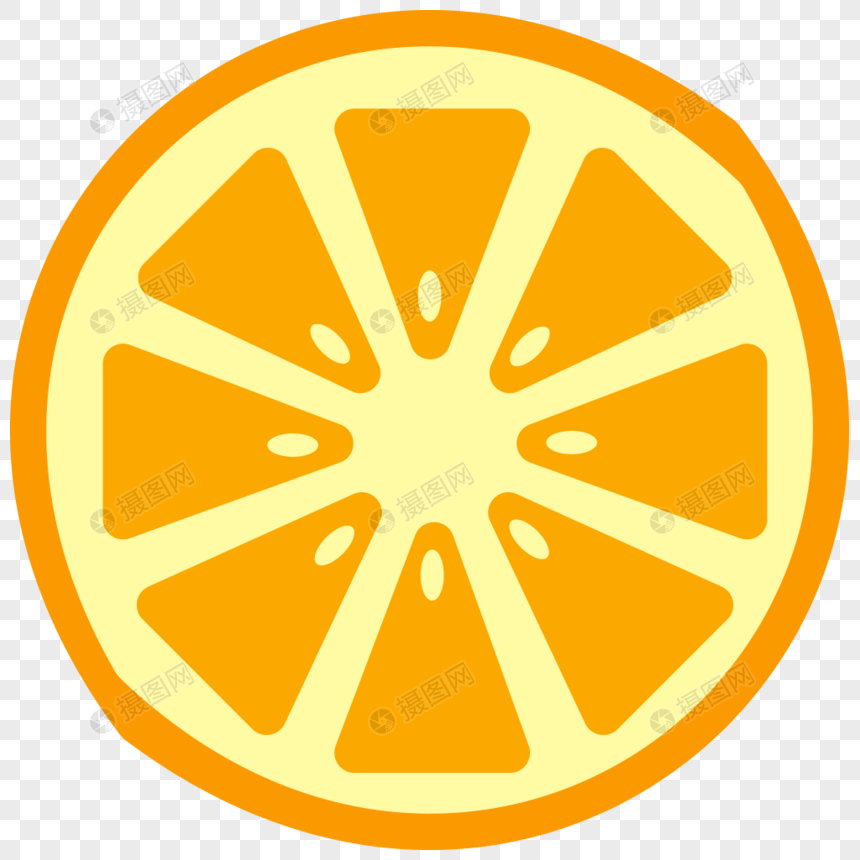 860x860 Orange Slice Vector Png Image Picture Free Download