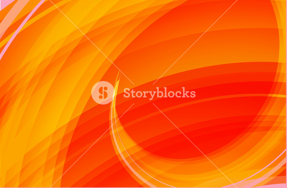 1000x654 Orange Waves Vector Royalty Free Stock Image
