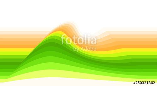 500x276 Striped Background With Yellow Green And Orange Wave Vector