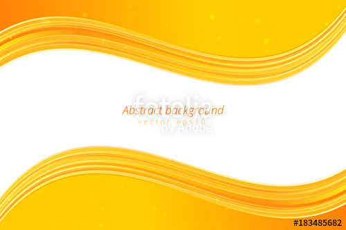 500x333 Yellow Wave Background With White Space For Text Stock Image