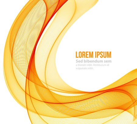 450x408 Abstract Motion Smooth Color Wave Vector Curve Orange And Yellow