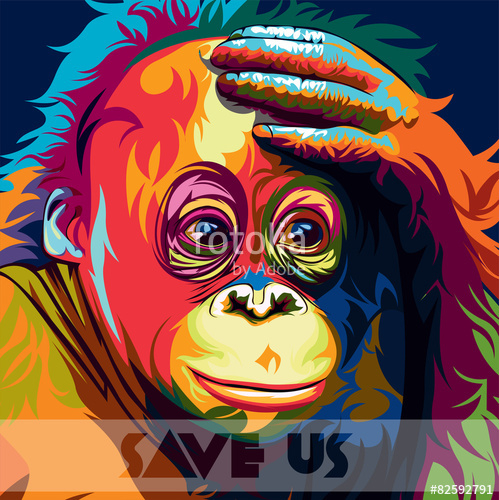 499x500 Trend Orang Utan Vector This Month Brepps Wallpaper