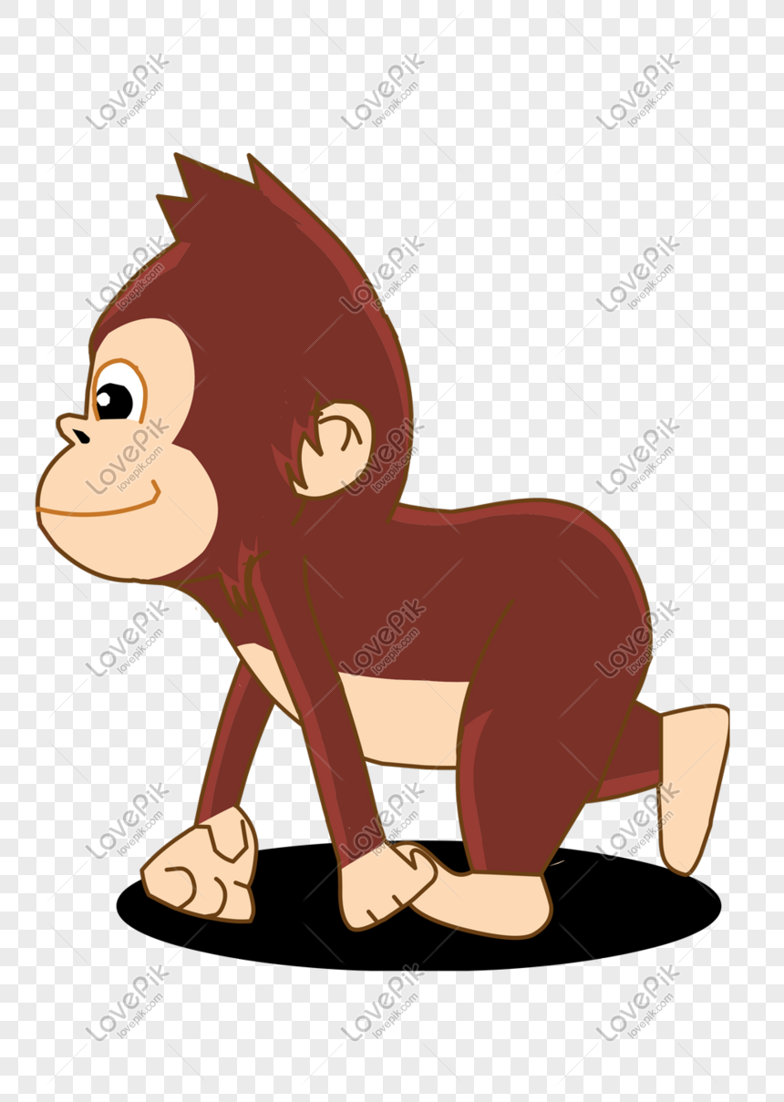 860x1209 Cute Orangutan Cartoon Vector Png Image Picture Free Download