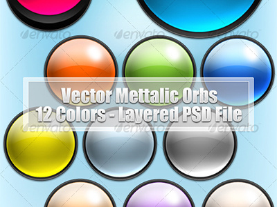 400x300 Vector Metallic Orbs