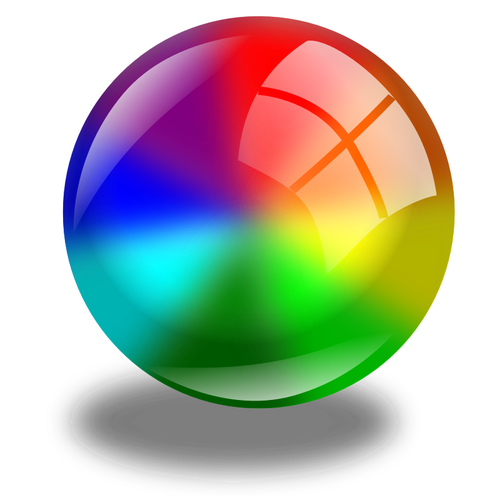 477x500 Colorful Orb Vector Graphics