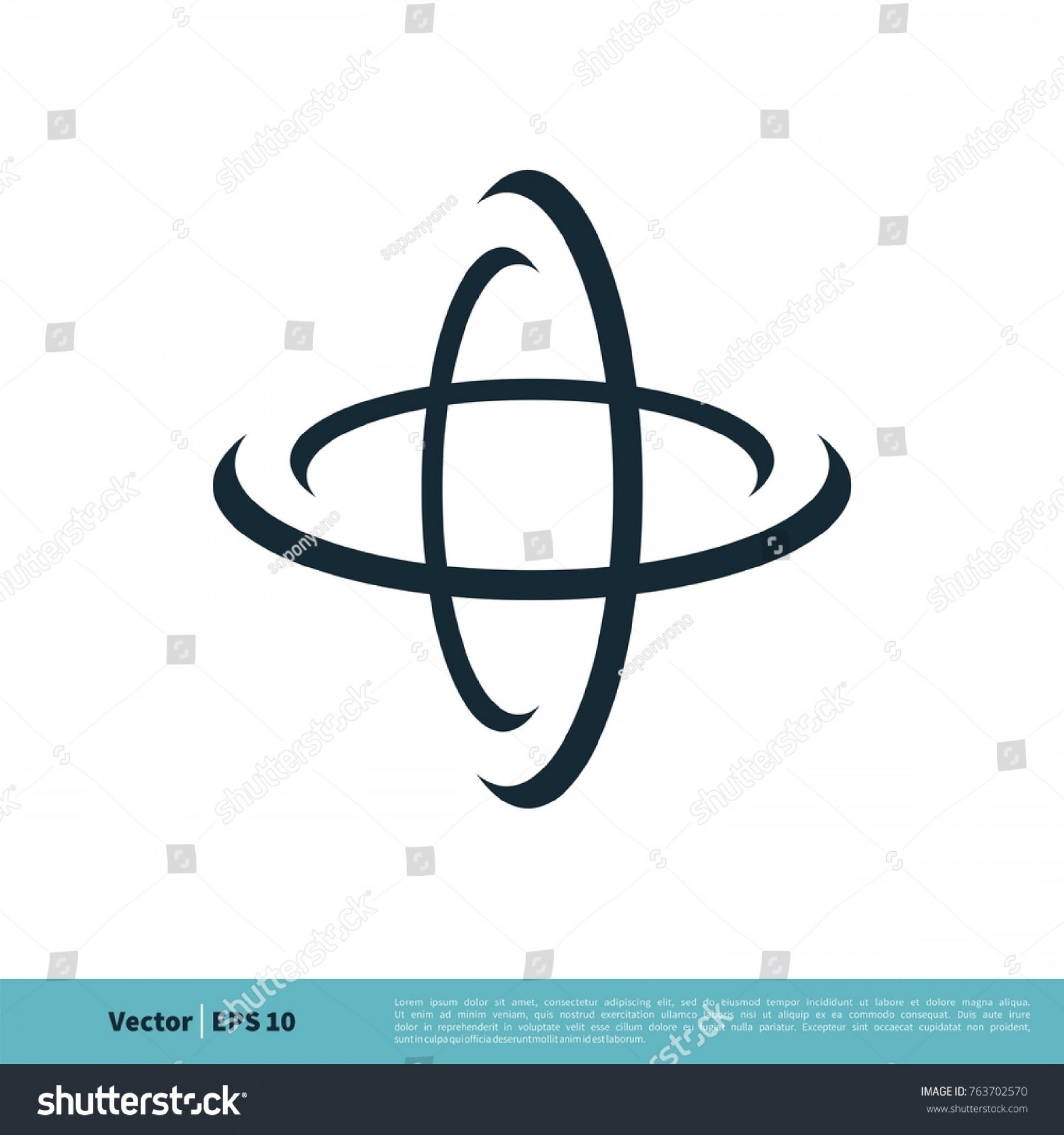 2160x2304 Orbit Swoosh Science Icon Vector Logo Soidergi