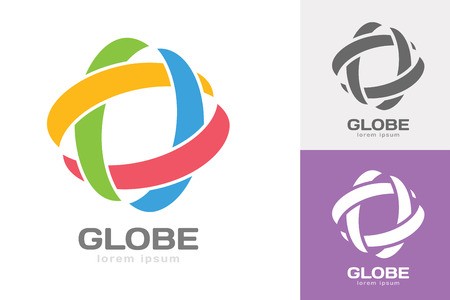 450x300 Technology Orbit Web Rings Logo Vector Circle Ring Logo Design