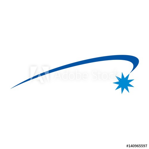 500x500 Orbit Logo Vector Swoosh Star