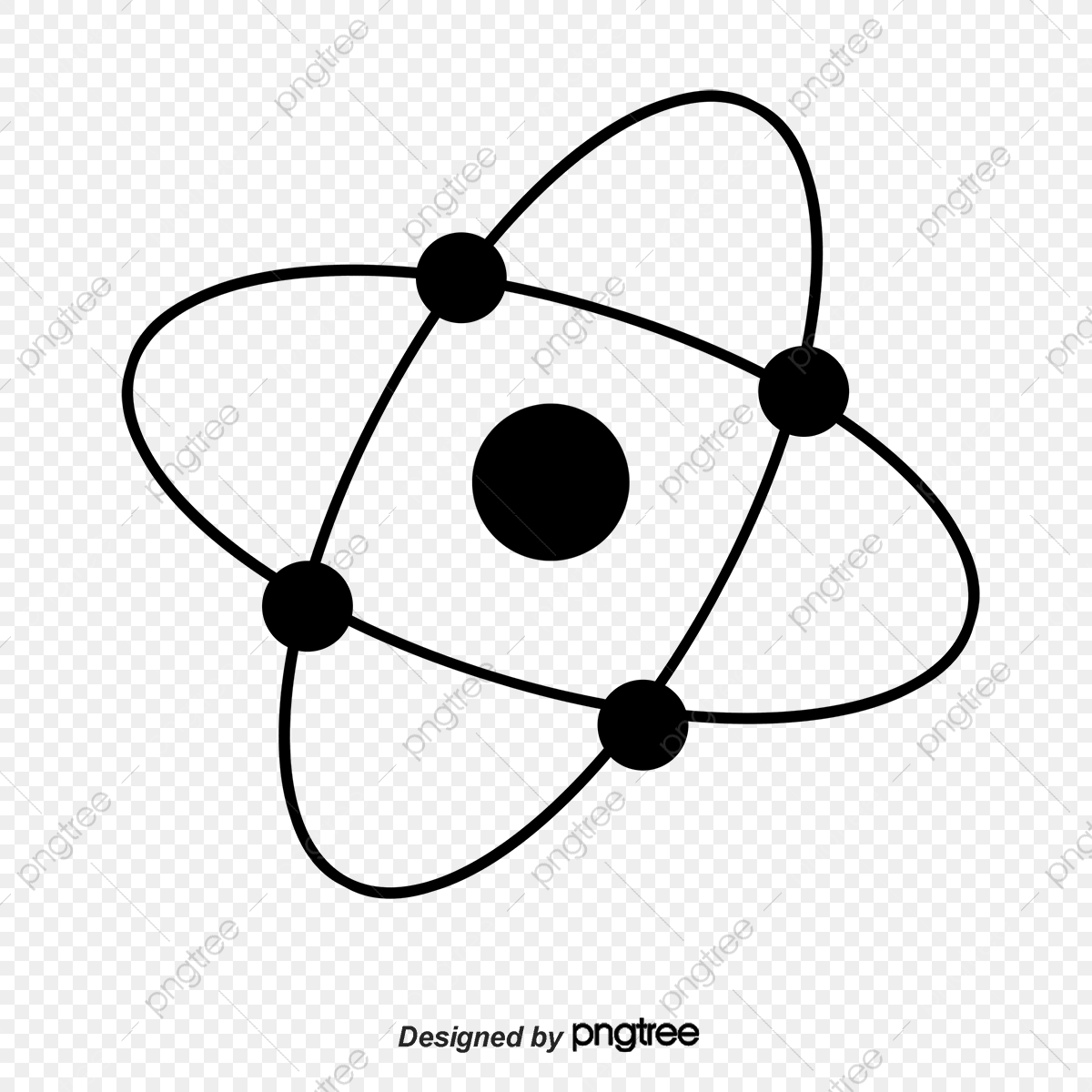 1200x1200 Atomic Orbital Space, Hand Painted Cartoon, Atom, Space Png
