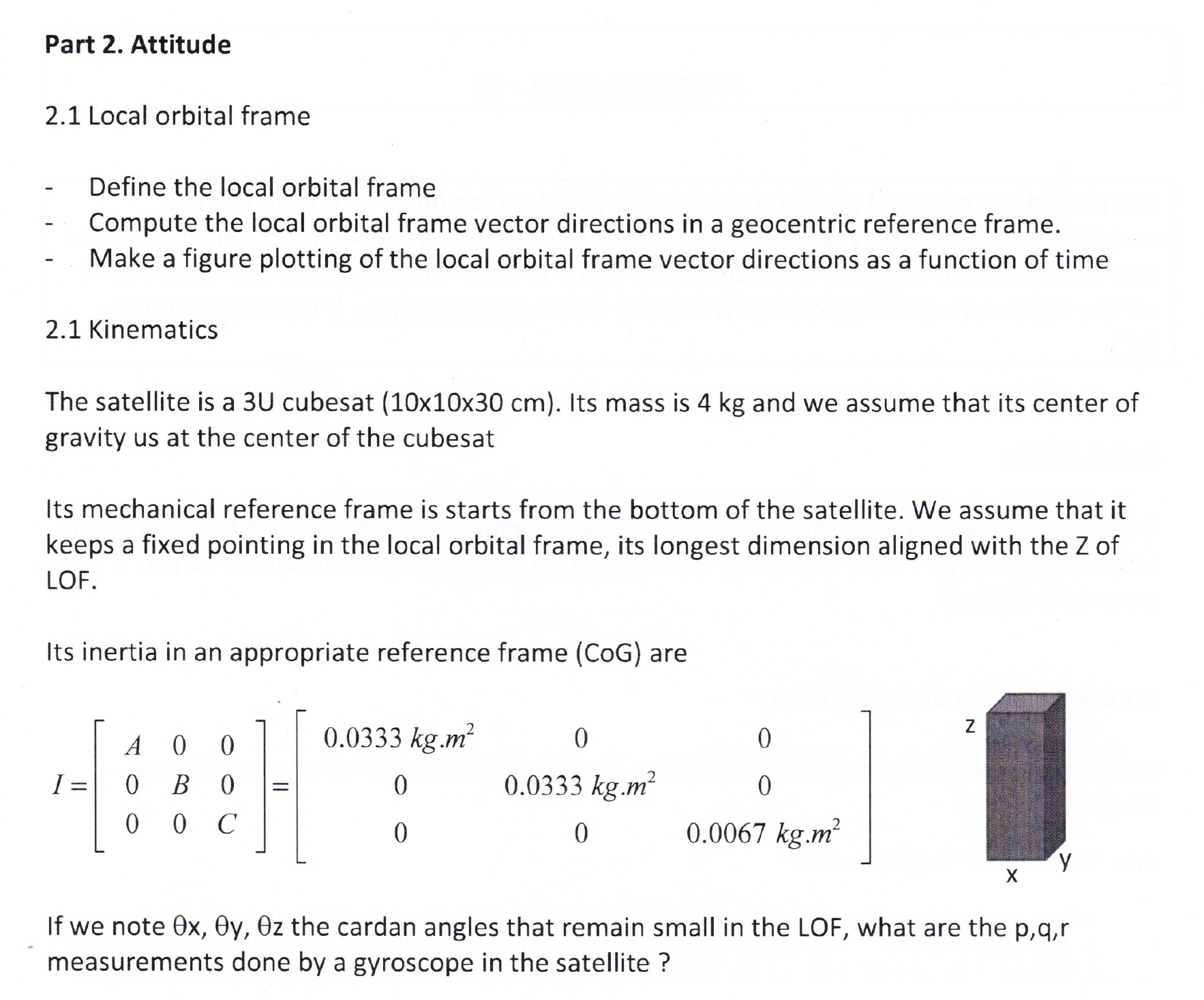 1766x1466 Computing The Local Orbital Frame Vector Directions And Angles