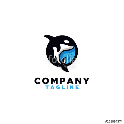 500x500 Orca Logo Killer Whale Logo Stock Image And Royalty Free Vector