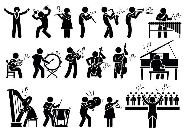 612x437 Orchestra Symphony Musicians With Musical Instruments