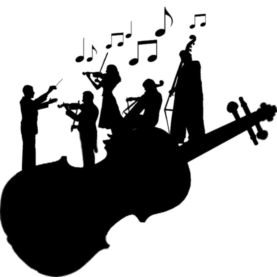 Orchestra Silhouette Vector at Collection of