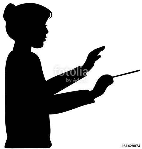 476x500 Woman Orchestra Conductor Stock Image And Royalty Free Vector