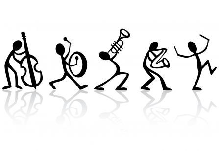 447x309 Huge Collection Of 'orchestra Silhouette' Download More Than