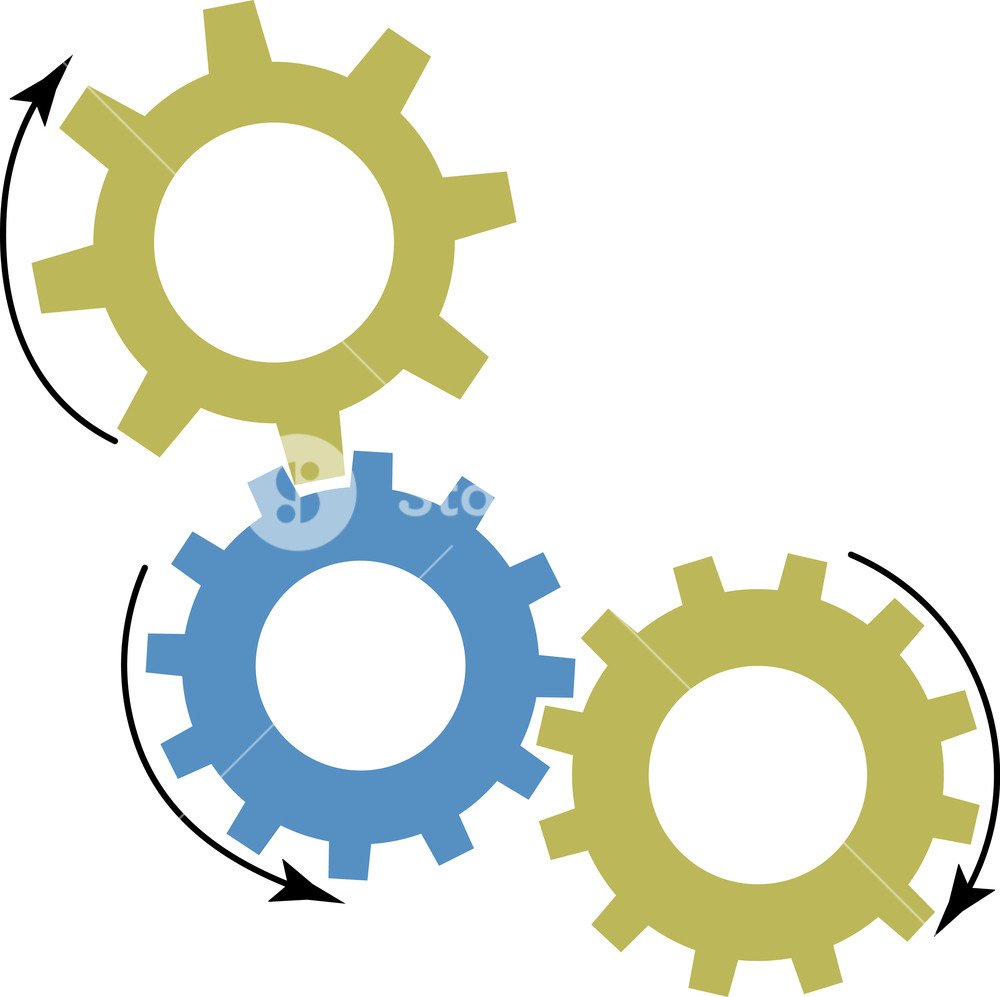 1000x997 Mechanism Of Gears Cogwheel And Machine Work, Machinery