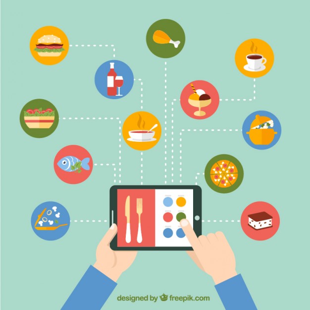 Ordering Food Online Vector Free Download 626x625 Ordering Food Online Vector Free Download