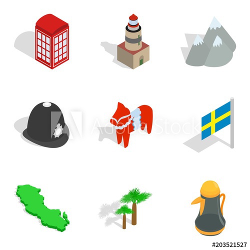World Order Icons Set Isometric Set Of World Order Vector Icons 500x500 World Order Icons Set Isometric Set Of World Order Vector Icons