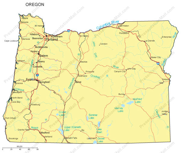 Oregon Map Vector at Vectorified.com | Collection of Oregon Map Vector ...