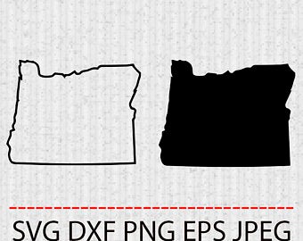 340x270 Oregon Outline Etsy