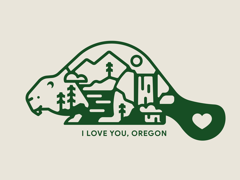 800x600 I Love You, Oregon