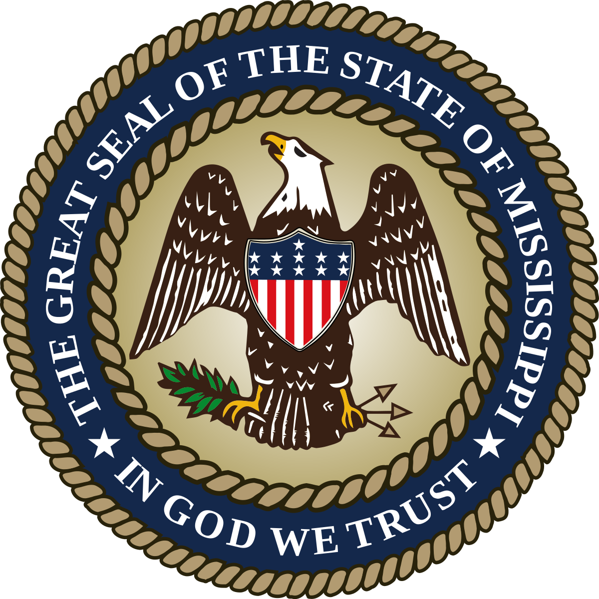 1200x1200 Seal Of Mississippi