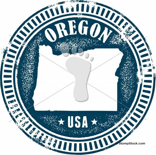 590x587 Vintage Oregon Usa State Stamp
