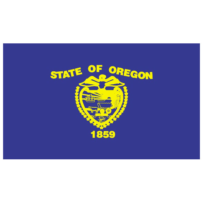 660x660 Oregon Vector Flag