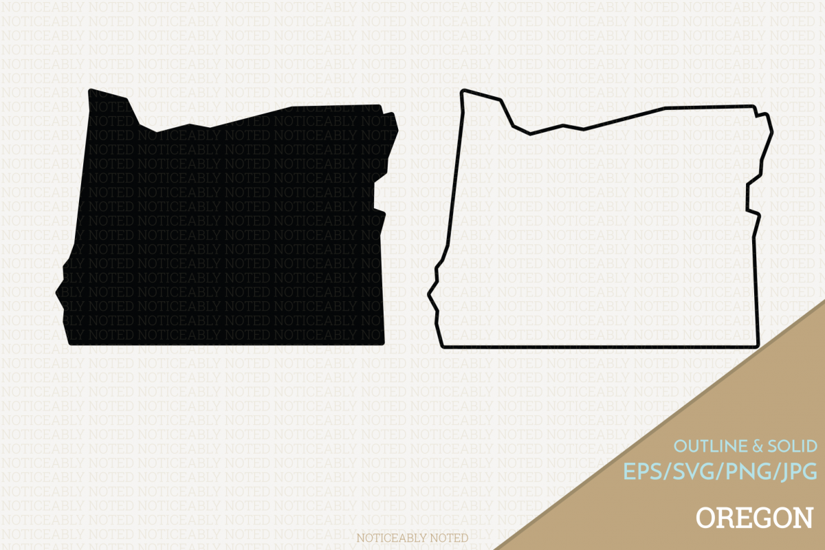 1200x800 Oregon Vector Clip Art