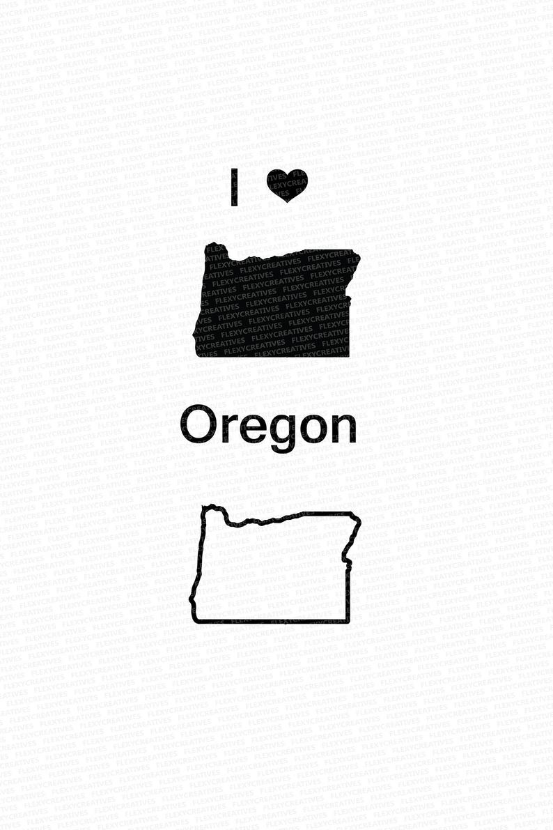 794x1191 Oregon Vector State Clipart Oregon Clip Art Oregon Map Clip Etsy