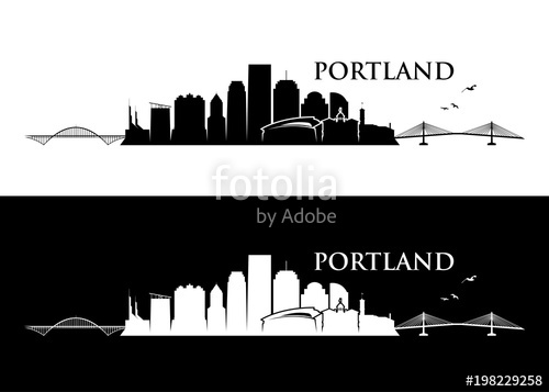 500x357 Portland Skyline