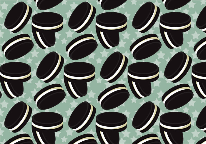 700x490 Free Oreo Vector Pattern